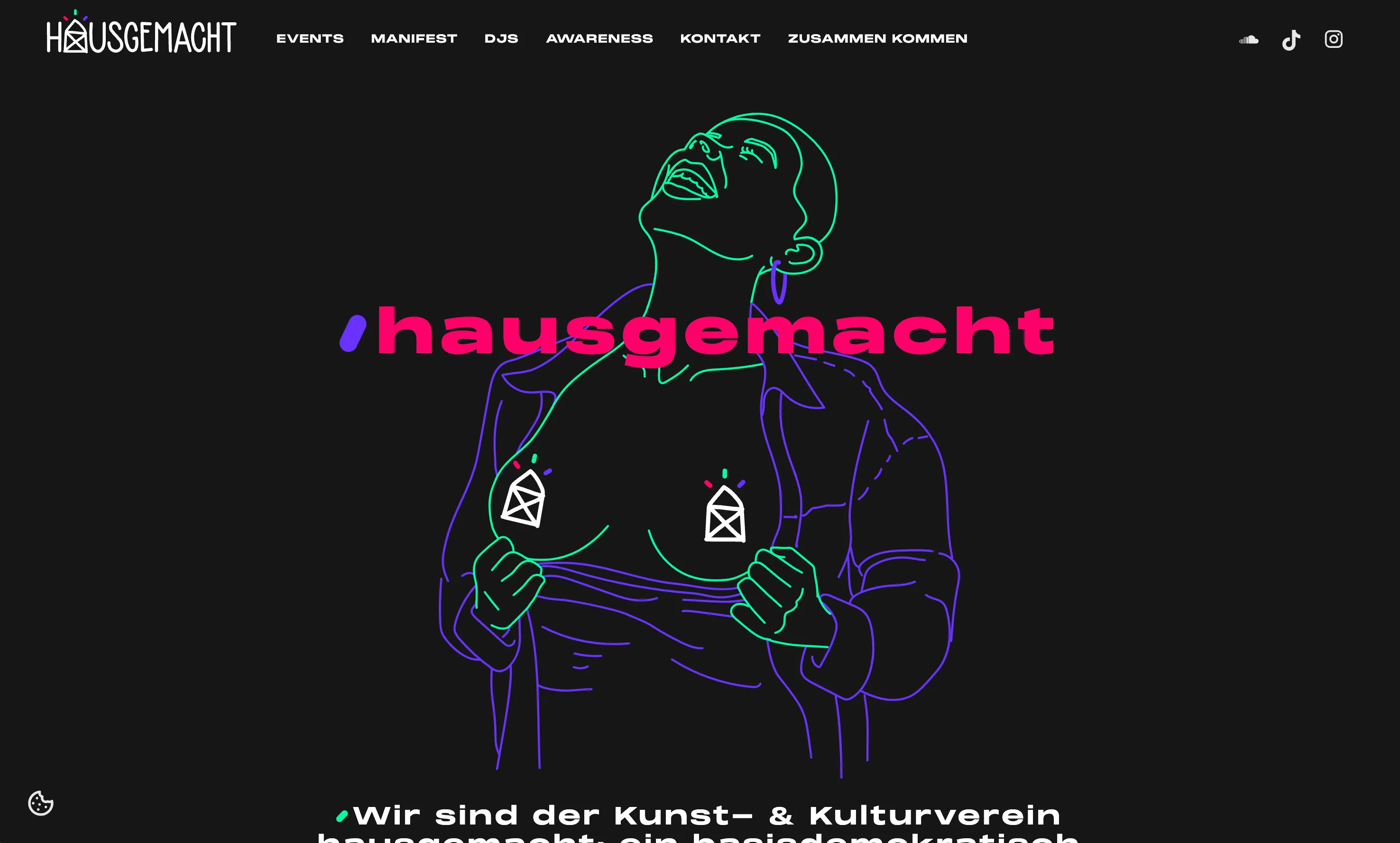 Screenshot of hausgemacht.org